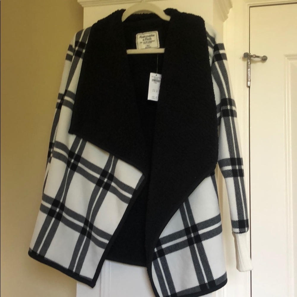 Plaid Sherpa lined jacket - Abercrombie jacket